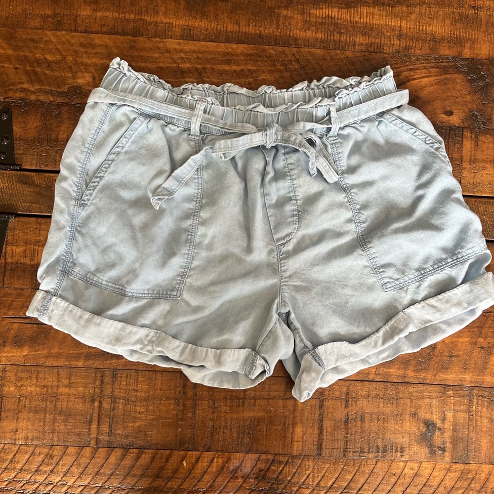Aerie High Waist Light Blue Women's Shorts